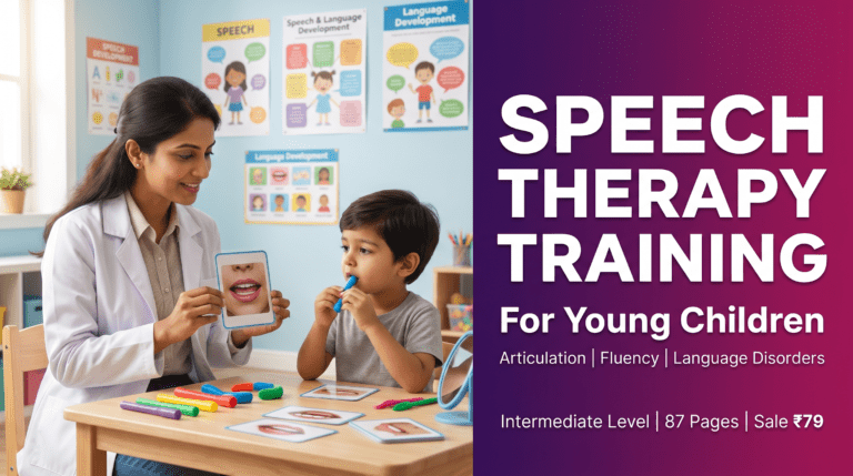 Comprehensive Speech Therapy Training for Young Children