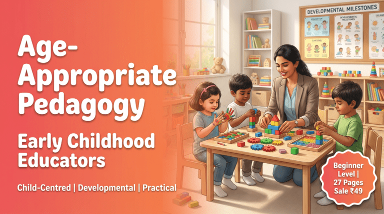 Age-Appropriate Pedagogy for Early Childhood Educators