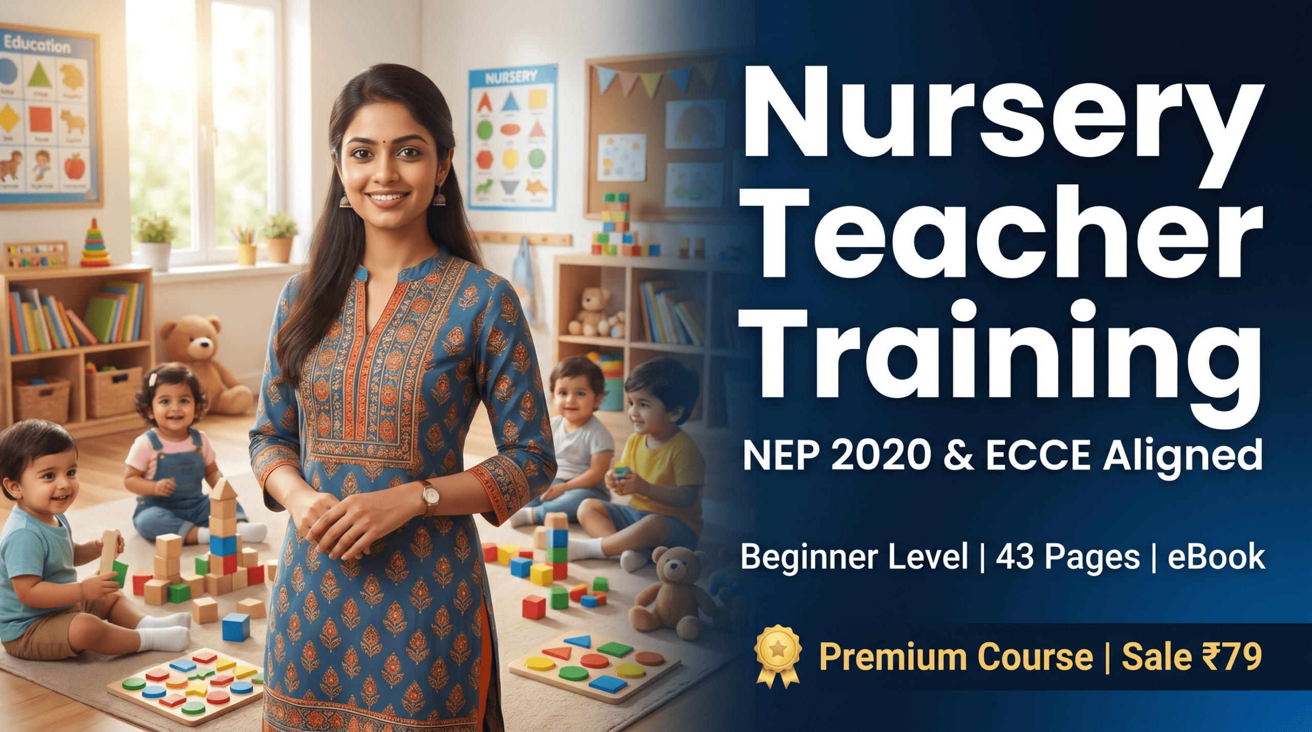 Comprehensive Nursery Teacher Training Aligned with NEP 2020 & ECCE Guidelines