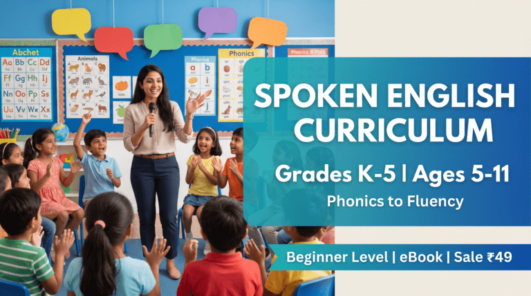 Spoken English Curriculum for Young Learners: Grades K-5