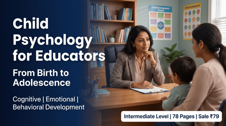 Comprehensive Child Psychology for Educators: From Birth to Adolescence